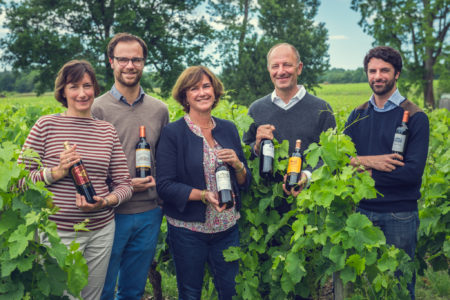 Caroline Philippon - Loic - Marie-Hélène - Jean Guillaume CHANFREAU Cru Bourgeois Exceptionnel - Grand vin de Bordeaux - Union des Grands Crus - UGCB