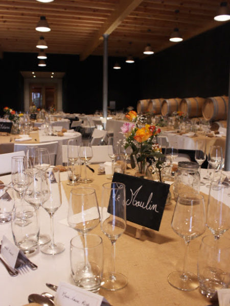 Diner dans les chais du château Lestage Cru Bourgeois Exceptionnel - Grand vin de Bordeaux - Listrac-Médoc - Séminaires - Réceptions - Mariages - Team building
